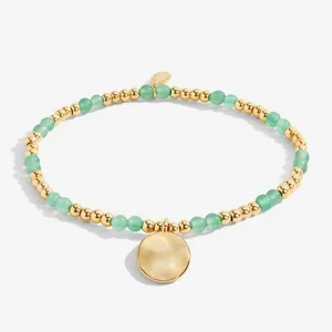 A Little 'Birthstone' August Gold Stretch Bracelet 17.5cm - image 3