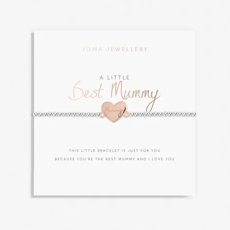 A LITTLE | BEST MUMMY | Silver |Bracelet