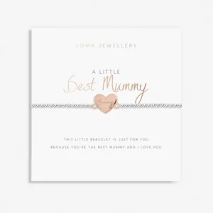 A LITTLE | BEST MUMMY | Silver |Bracelet