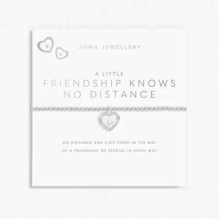 A LITTLE | FRIENDSHIP KNOWS NO DISTANCE | Silver | Bracelet