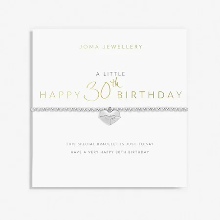 a little HAPPY 30TH BIRTHDAY - bracelet