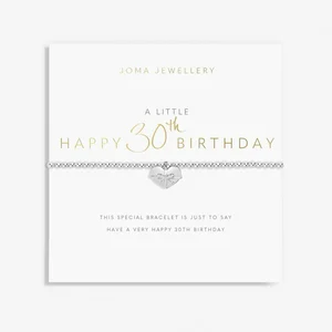 a little HAPPY 30TH BIRTHDAY - bracelet