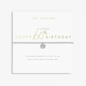a little HAPPY 60TH BIRTHDAY - bracelet