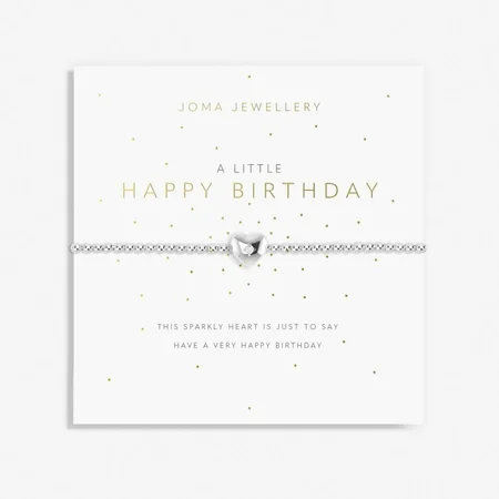 A LITTLE HAPPY BIRTHDAY CRYSTAL BRACELET