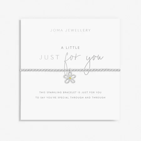 A LITTLE JUST FOR YOU Silver Bracelet 17.5cm