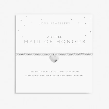 A LITTLE | MAID OF HONOUR | Silver | Bracelet| 17.5cm stretch