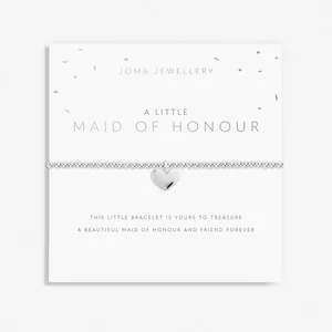 A LITTLE | MAID OF HONOUR | Silver | Bracelet| 17.5cm stretch