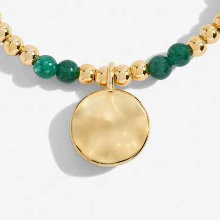 A Little 'Birthstone' May Gold Stretch Bracelet 17.5cm - image 2