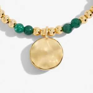 A Little 'Birthstone' May Gold Stretch Bracelet 17.5cm - image 2