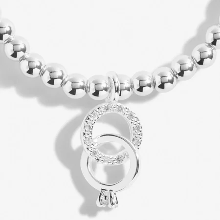 A LITTLE | MISS TO MRS! | Silver | Bracelet | 17.5cm stretch - image 2