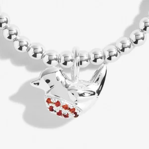 A LITTLE | ROBINS APPEAR WHEN LOVED ONES ARE NEAR | Silver | Bracelet - image 2