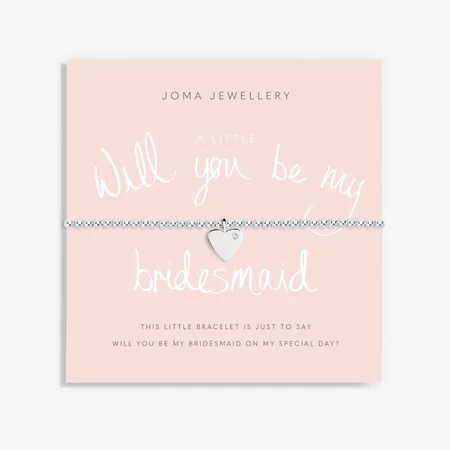 a little WILL YOU BE MY BRIDESMAID - bracelet