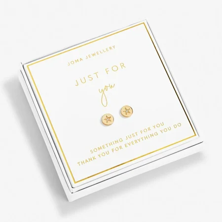 BEAUTIFULLY BOXED EARRINGS | JUST FOR YOU | Gold | Earring Box - image 2
