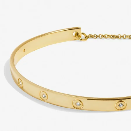 BRACELET BAR CZ Gold Plated Bangle - image 2