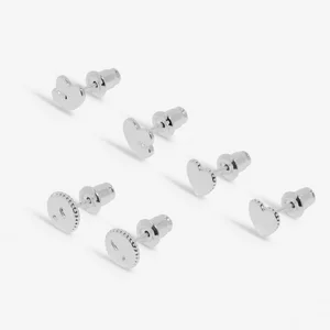 LIFE'S A CHARM MUM Silver Plated 3 Pairs of Earrings - image 2