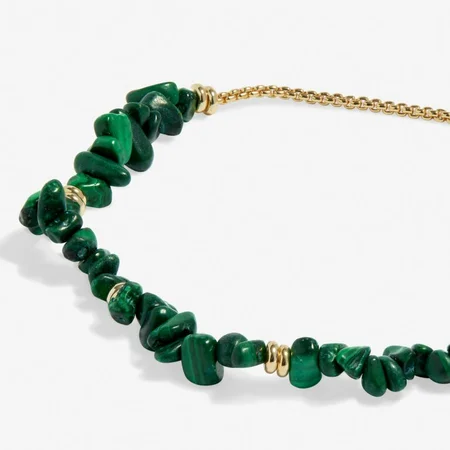 Manifestones ' Malachite' Gold Plated Adjustable Bracelet 24.5cm - image 2