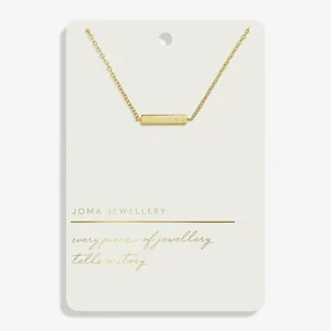 STYLE STORIES BAR Gold Plated Necklace - image 1
