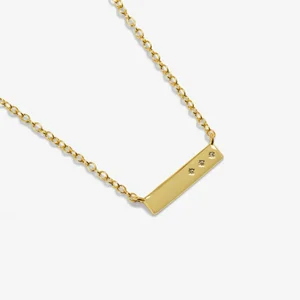 STYLE STORIES BAR Gold Plated Necklace - image 2