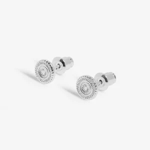 Style Stories Silver Plated Coin Stud Earrings - image 2