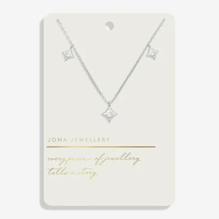 STYLE STORIES SCATTER CHARM Silver Plated Necklace - image 1