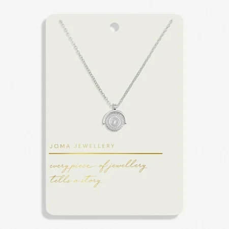 Style Stories Silver Plated Spinning Coin Necklace 46cm - image 1