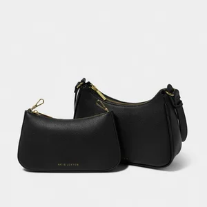 ARIA SCOOP CROSSBODY BAG | Black | 17cm x 25cm x 6.5cm - image 1