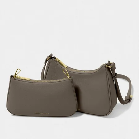 ARIA SCOOP CROSSBODY BAG | Mink | 17cm x 25cm x 6.5cm - image 2