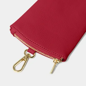 CLIP ON SUNGLASSES CASE | Garnet Red | 17cm x 10cm x 0.5cm - image 2