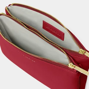 DUO POUCH | Garnet Red | 16cm x 24cm x 4cm - image 2