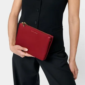 DUO POUCH | Garnet Red | 16cm x 24cm x 4cm - image 3
