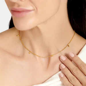 ESTEE CHARM CHOKER | Gold Coated | 40cm total length - image 3