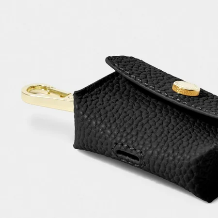 EVIE CLIP ON AIRPOD CASE | Black | 6cm x 7.5cm x 2.5cm - image 2