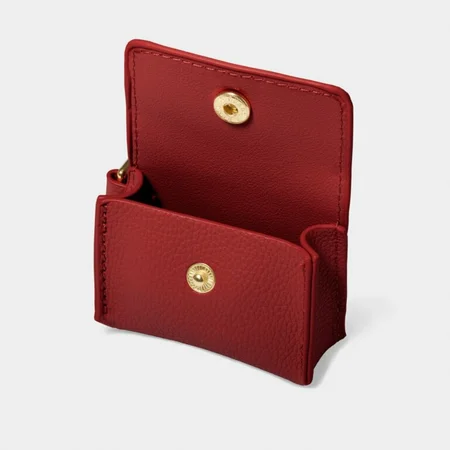 CLIP ON AIRPOD CASE | Garnet Red | 6cm x 7.5cm x 2.5cm - image 2