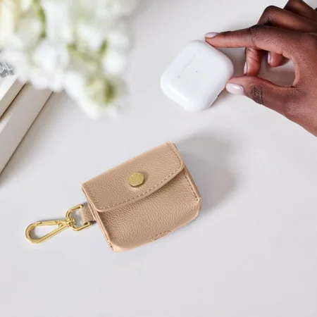 CLIP ON AIRPOD CASE | Nude Pink | 6cm x 7.5cm x 2.5cm - image 4