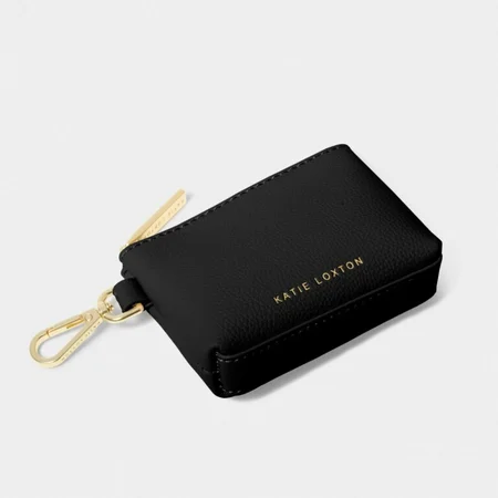 EVIE CLIP ON COIN PURSE | Black | 6.5cm x 12.5cm x 3cm - image 1