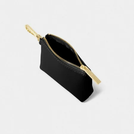 EVIE CLIP ON COIN PURSE | Black | 6.5cm x 12.5cm x 3cm - image 2