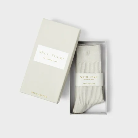 GIFT BOXED SOCKS | Off White | One Size - image 1
