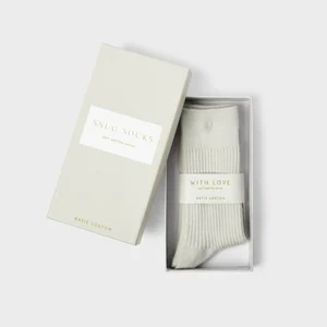 GIFT BOXED SOCKS | Off White | One Size - image 1