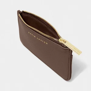 HANA COIN AND CARDHOLDER | Chocolate | 8.5cm x 13.5cm x 0.2cm - image 2