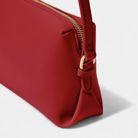 LILY CROSSBODY BAG | Garnet Red | 13cm x 19cm x 6.5cm - image 2
