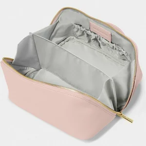 MEDIUM MAKE UP / WASH BAG | Dusty Pink | 11.5cm x 21cm x 11.5cm - image 1