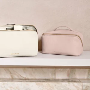 MEDIUM MAKE UP / WASH BAG | Dusty Pink | 11.5cm x 21cm x 11.5cm - image 3