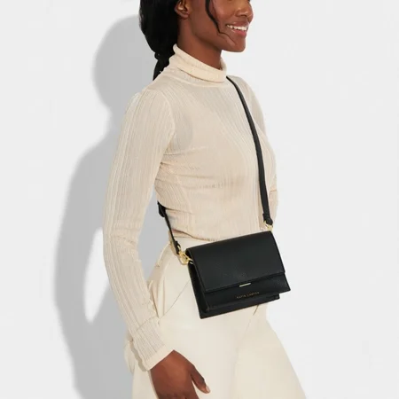 ORLA MINI CROSSBODY | Black | 13cm x 16cm x 7cm - image 3