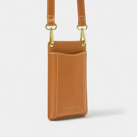 PERRI CELL BAG | Cognac | 18cm x 10.5cm x 1.5cm - image 1
