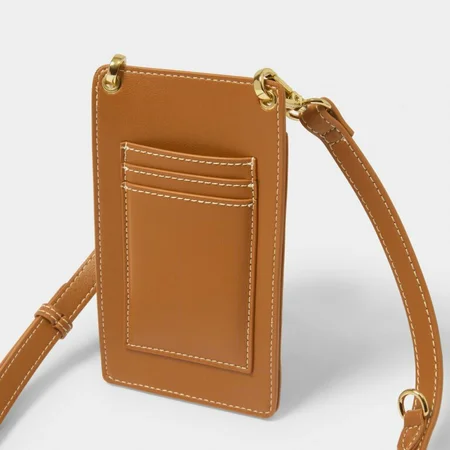PERRI CELL BAG | Cognac | 18cm x 10.5cm x 1.5cm - image 2