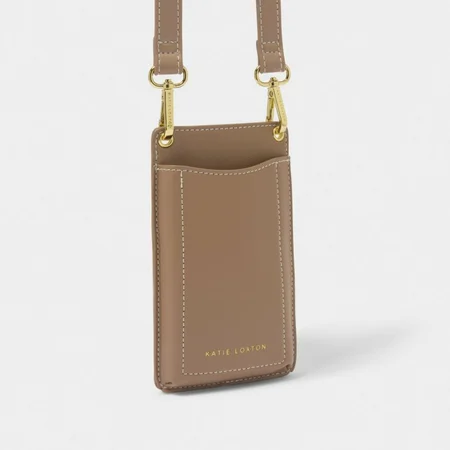 PERRI CELL BAG | Mocha | 18cm x 10.5cm x 1.5cm - image 1