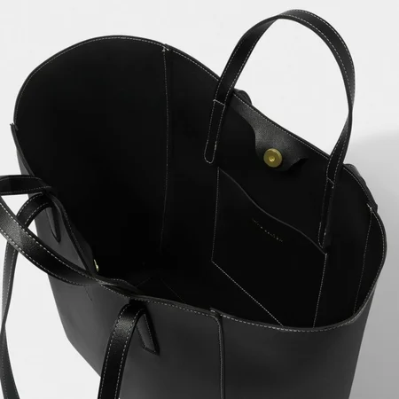 PERRI TOTE BAG | Black | 35cm x 55cm x 13cm - image 2