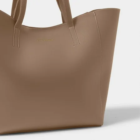 PERRI TOTE BAG | Mocha | 35cm x 55cm x 13cm - image 1