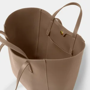 PERRI TOTE BAG | Mocha | 35cm x 55cm x 13cm - image 2