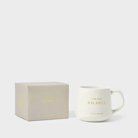PORCELAIN MUG | FIND YOUR BALANCE | 9cm x 11.5cm x 11.5cm - image 1
